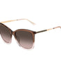 Lunettes de soleil Jimmy Choo en acétate marron