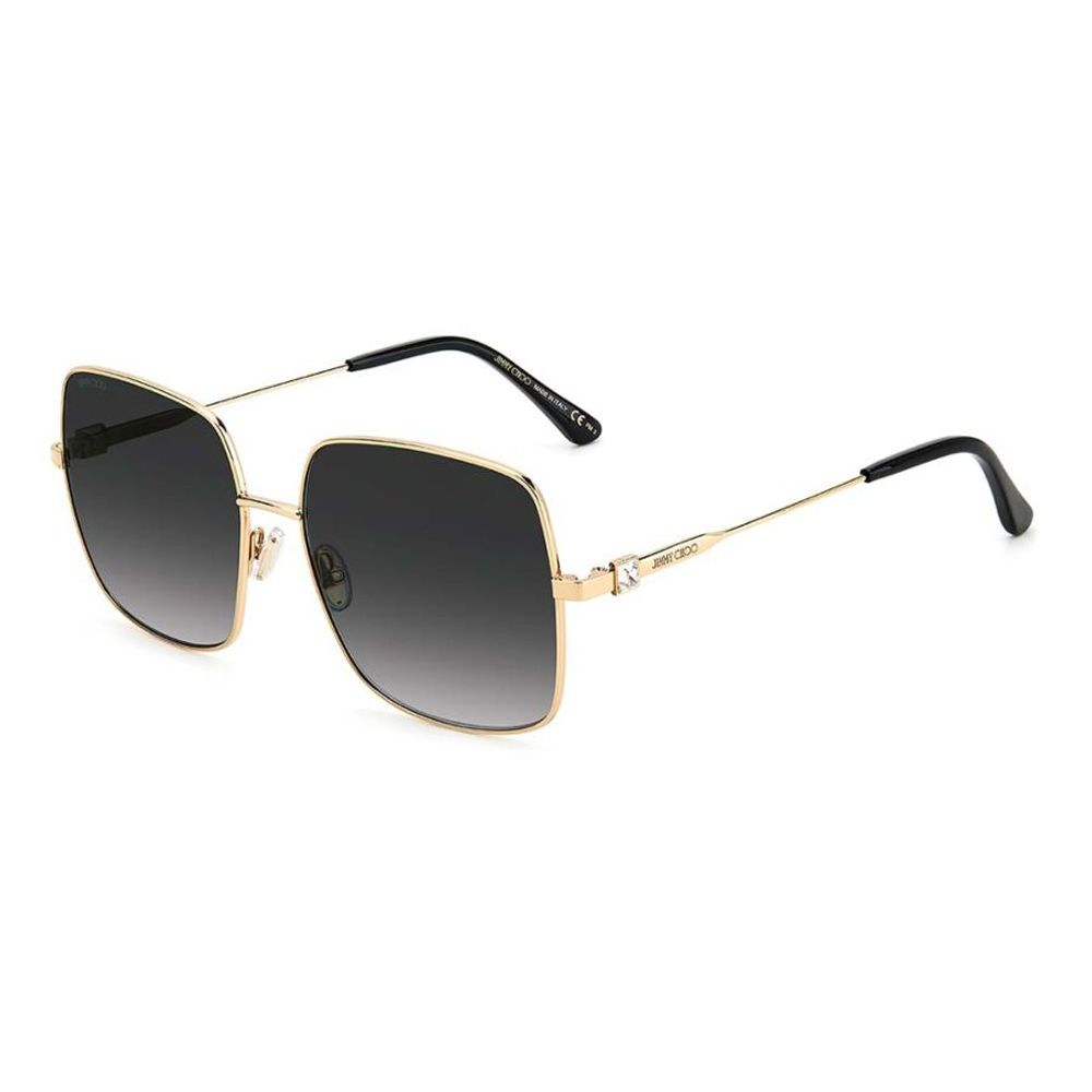 Lunettes de soleil Jimmy Choo en métal doré