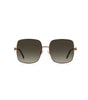 Lunettes de soleil Jimmy Choo en métal marron