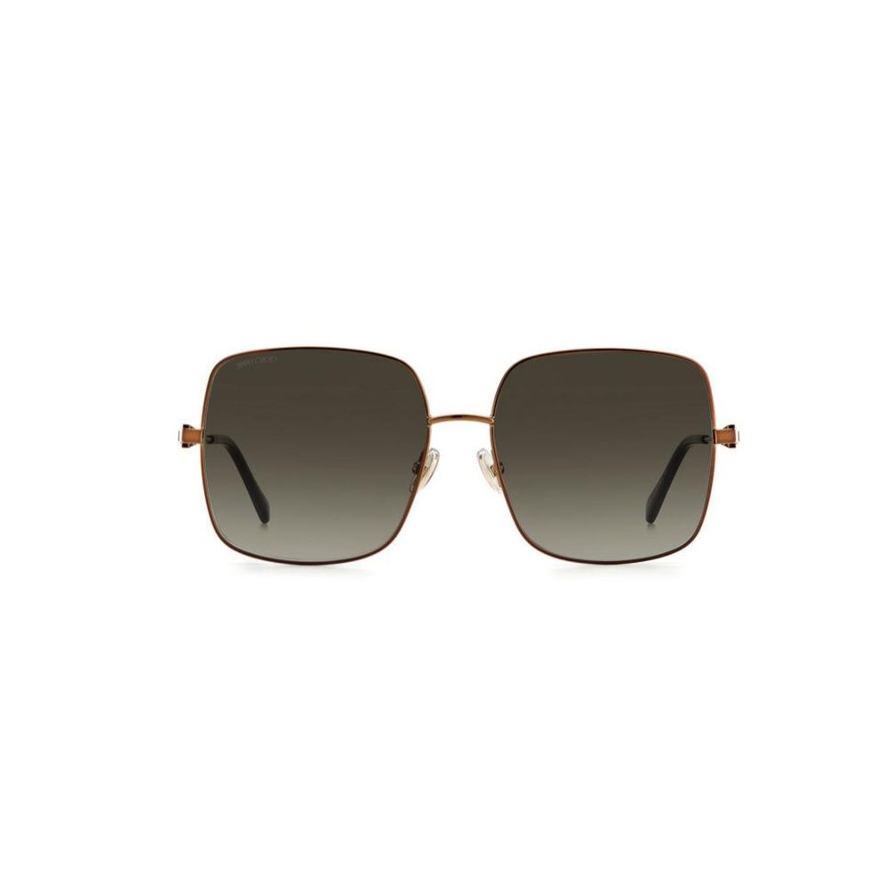 Lunettes de soleil Jimmy Choo en métal marron