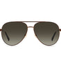 Jimmy Choo Brown Metal Sunglasses