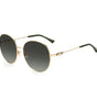 Jimmy Choo Green Stainless Steel Sunglasses