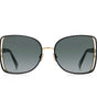 Lunettes de soleil bicolores en métal Jimmy Choo