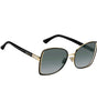 Lunettes de soleil bicolores en métal Jimmy Choo