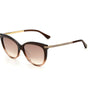 Lunettes de soleil Jimmy Choo en acétate marron