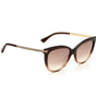 Lunettes de soleil Jimmy Choo en acétate marron