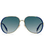 Marc Jacobs Gold Metal Sunglasses