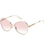 Marc Jacobs Gold Metal Sunglasses