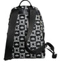 Dolce & Gabbana Black White DG Crown Logo Nylon Backpack Bag