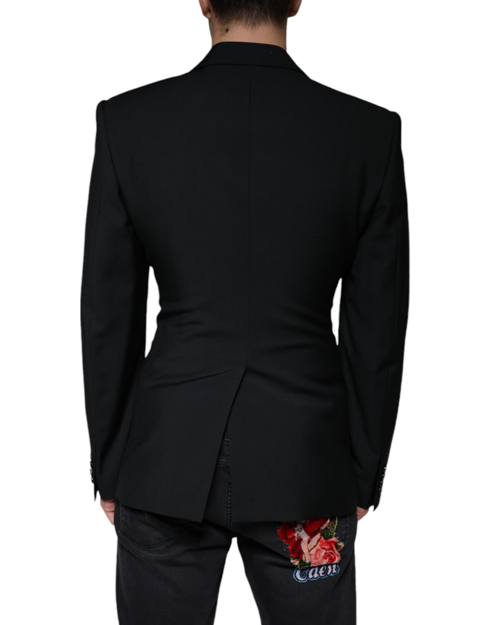 Blazer simple boutonnage noir et blanc Dolce & Gabbana