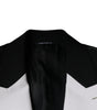 Blazer simple boutonnage noir et blanc Dolce & Gabbana
