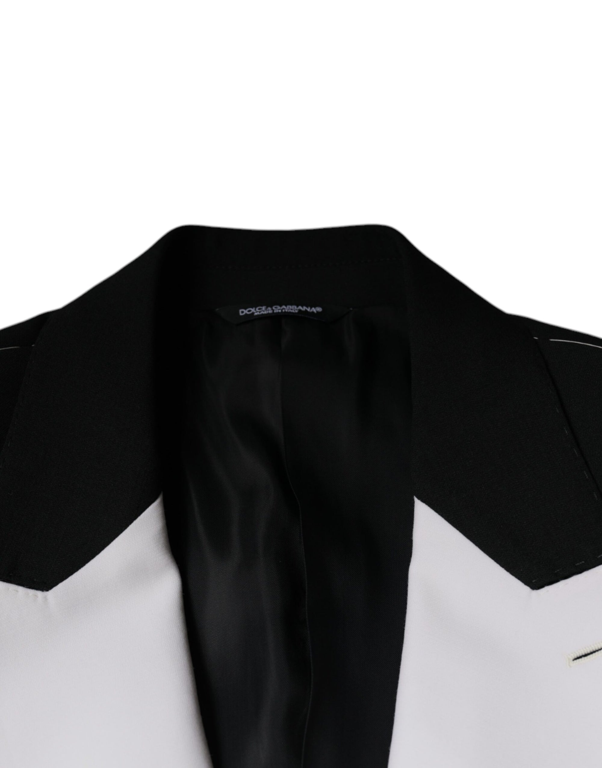 Blazer simple boutonnage noir et blanc Dolce & Gabbana