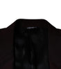 Blazer simple boutonnage en laine bordeaux Dolce & Gabbana