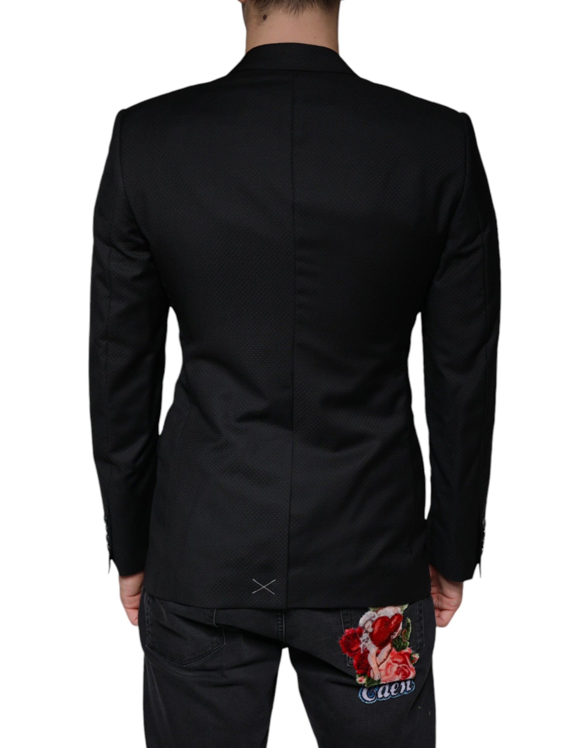Blazer simple boutonnage Dolce & Gabbana noir MARTINI Bee