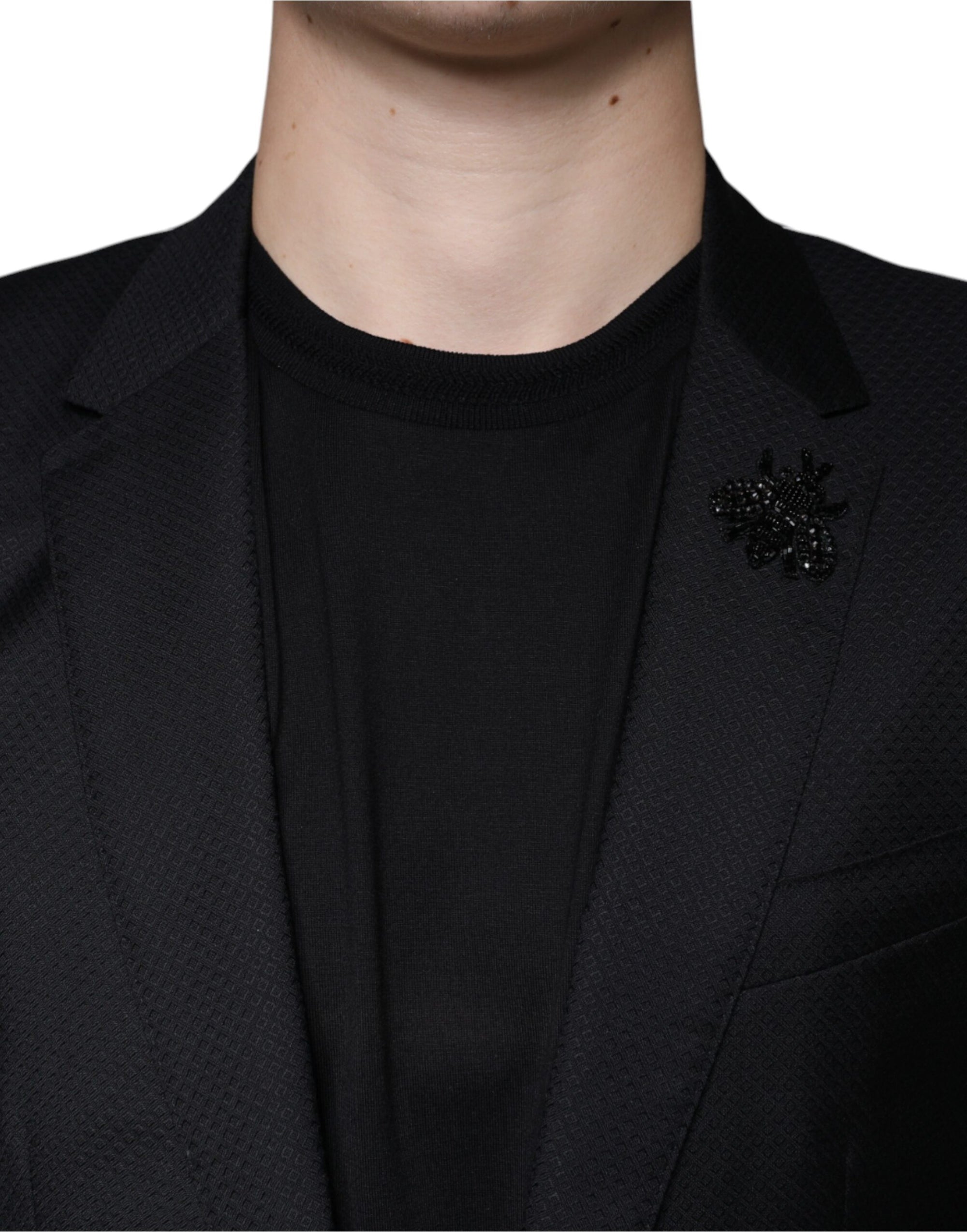 Blazer simple boutonnage Dolce & Gabbana noir MARTINI Bee