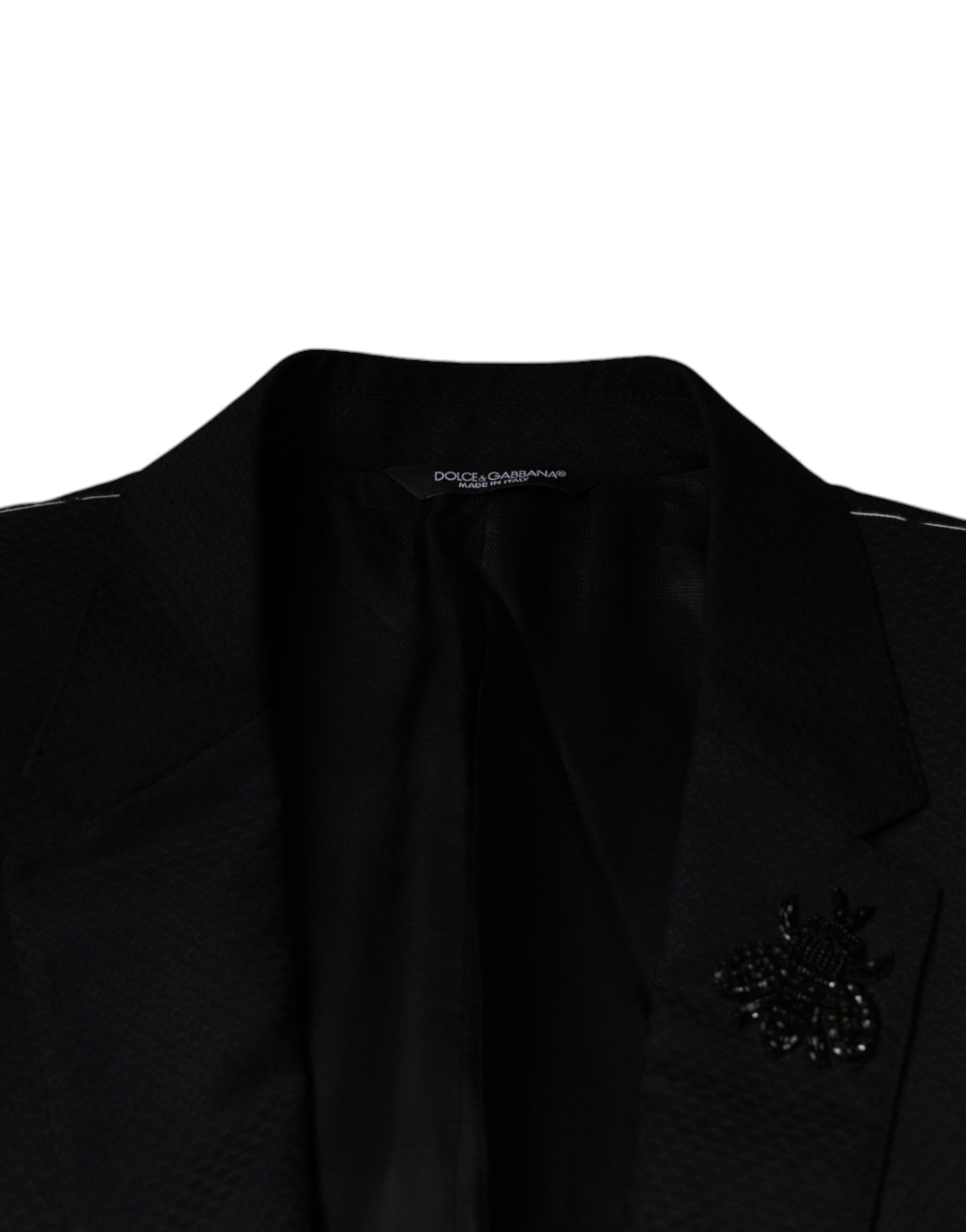 Blazer simple boutonnage Dolce & Gabbana noir MARTINI Bee