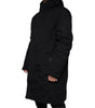 Dolce & Gabbana Black Hooded Parka Cotton Trench Coat Jacket