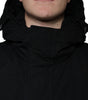 Dolce & Gabbana Black Hooded Parka Cotton Trench Coat Jacket