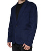 Blazer-manteau simple boutonnage bleu Dolce & Gabbana