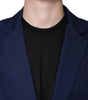 Blazer-manteau simple boutonnage bleu Dolce & Gabbana