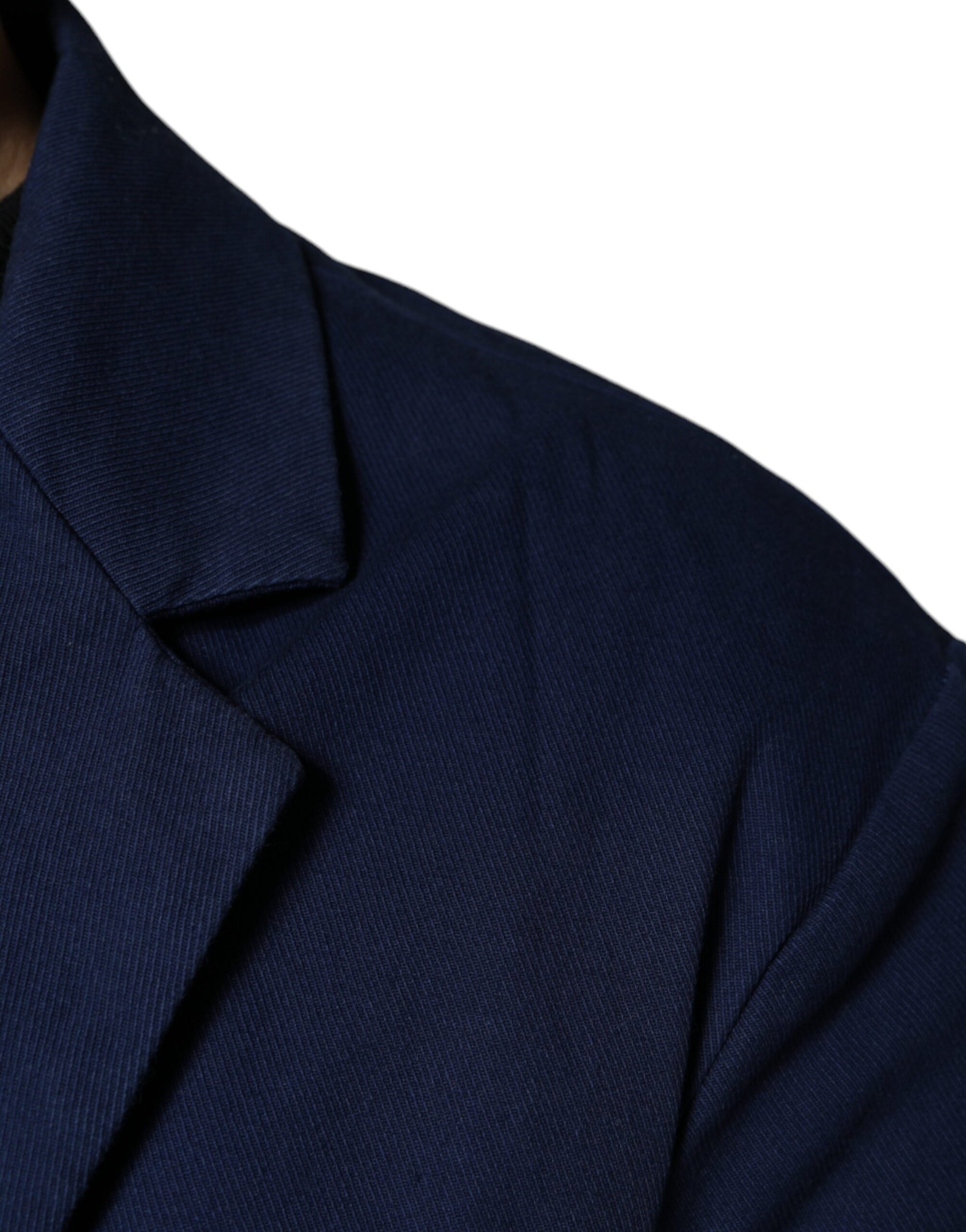Blazer-manteau simple boutonnage bleu Dolce & Gabbana