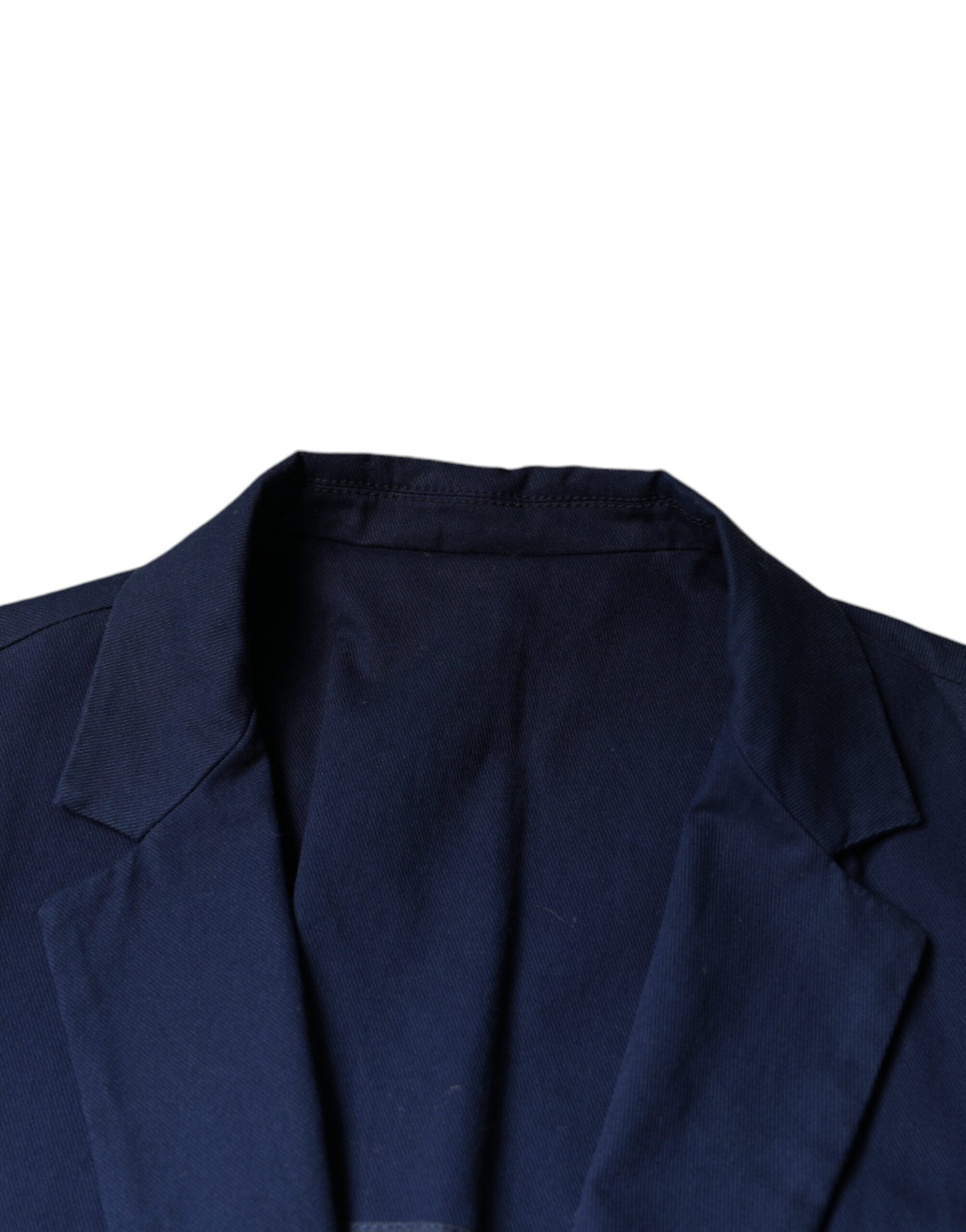 Blazer-manteau simple boutonnage bleu Dolce & Gabbana