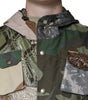 Dolce & Gabbana Multicolor Patchwork Hooded Vest Jacket
