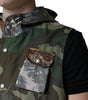 Dolce & Gabbana Multicolor Patchwork Hooded Vest Jacket