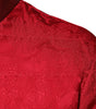 Dolce & Gabbana Red Quilted Bomber Gold Crown Logo Jacket