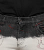 Dolce & Gabbana Black White Printed Skinny Men Denim Jeans