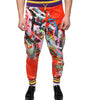 Dolce & Gabbana Multicolor Printed Jogger Sweatpants Pants