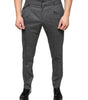 Dolce & Gabbana Gray Check Tartan Wool Skinny Pants