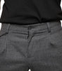 Dolce & Gabbana Gray Check Tartan Wool Skinny Pants
