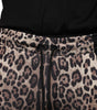 Dolce & Gabbana Brown Leopard Polyester Jogger Pants