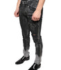 Dolce & Gabbana Black Embellished Cotton Skinny Denim Jeans