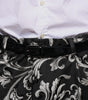 Dolce & Gabbana Black Jacquard Skinny Dress Pants