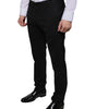 Dolce & Gabbana Black Wool Skinny Dress Formal Pants