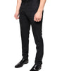 Dolce & Gabbana Black Wool Skinny Men Dress Pants