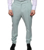 Dolce & Gabbana Mint Green Cotton Dress Pants