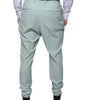 Dolce & Gabbana Mint Green Cotton Dress Pants