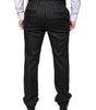 Dolce & Gabbana Black Stripes Skinny Men Dress Pants
