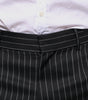Dolce & Gabbana Black Stripes Skinny Men Dress Pants