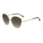 Lunettes de soleil Jimmy Choo en métal doré