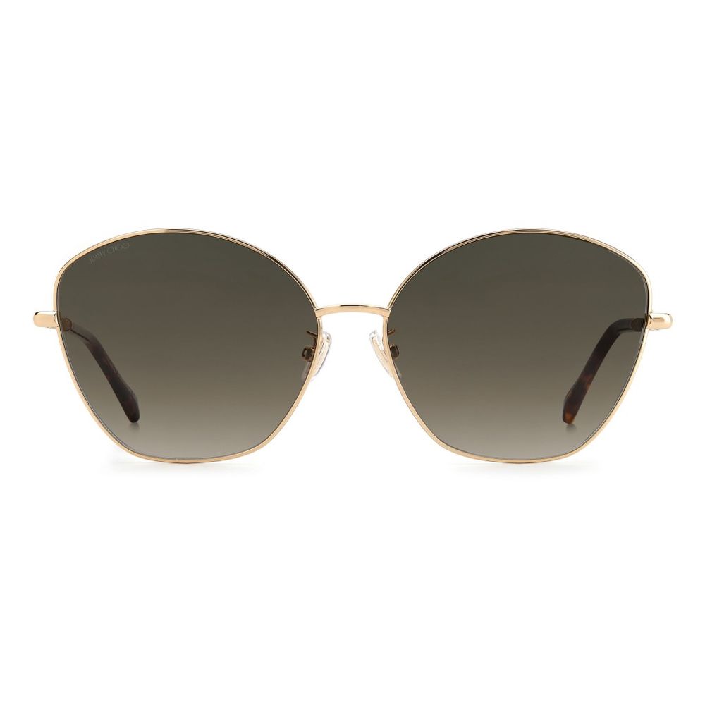 Lunettes de soleil Jimmy Choo en métal doré