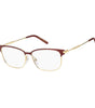 Marc Jacobs Burgundy Metal Frames