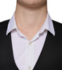 Dolce & Gabbana Black Wool Waistcoat Dress Formal Vest