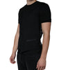 Dolce & Gabbana Black Wool Formal Dress Men Waistcoat Vest