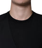 Dolce & Gabbana Black Wool Formal Dress Men Waistcoat Vest