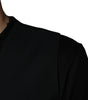 Dolce & Gabbana Black Wool Formal Dress Men Waistcoat Vest