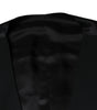 Dolce & Gabbana Black Wool Formal Dress Men Waistcoat Vest